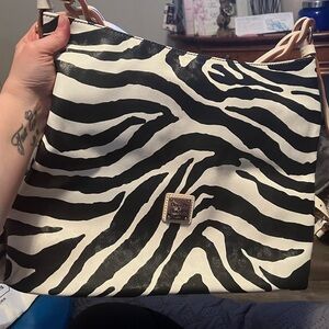Dooney & Burke Zebra Tote